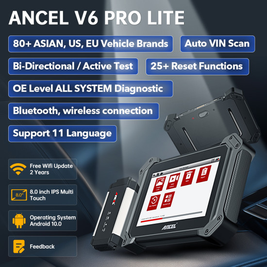 ANCEL V6 PRO – Автомобилна диагностика