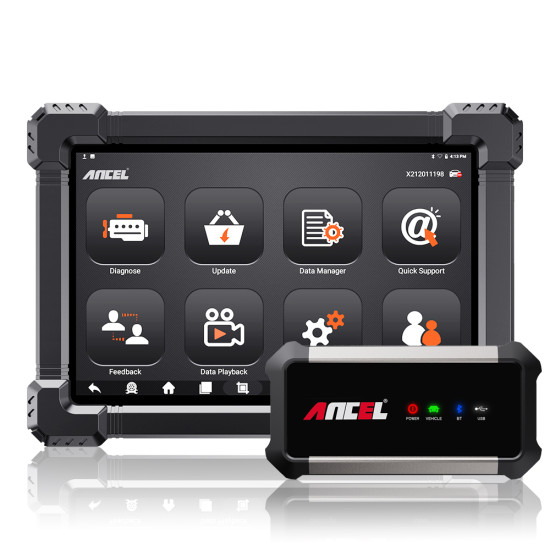 ANCEL X7 HD – Диагностика за камиони, автобуси, строителна и селскостопанска техника