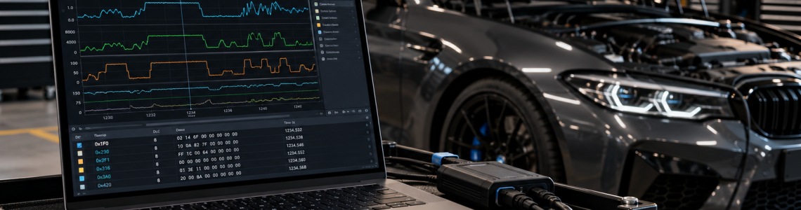 Datalogging и CAN Bus Recording с bFlash: как логовете решават сложни казуси