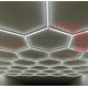 Hexagonal honeycomb LED system